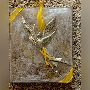 Silver Serenity Angel Ornament NIB